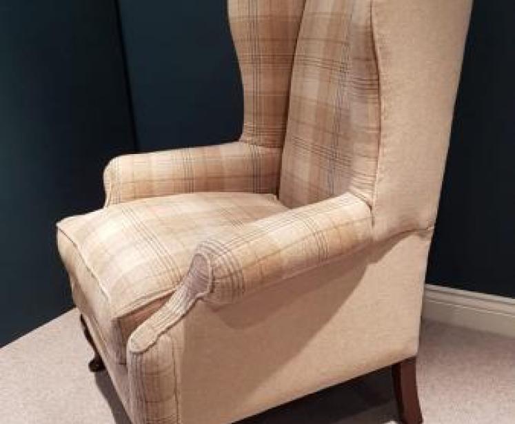 Superb Antique Wing Back Arm Chair - Image 2