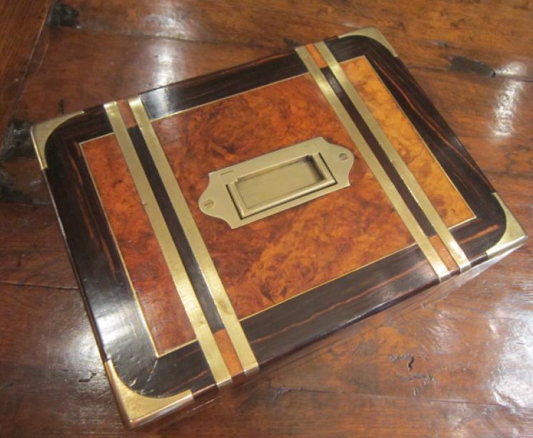 Superb Victorian Walnut & Coromandel Jewel Box - Image 2