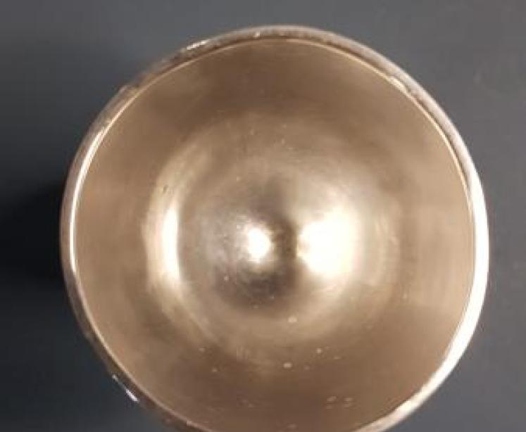 Antique Silver Tennis Racket Design Cup - Image 3