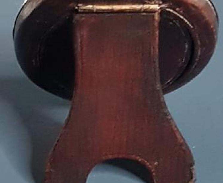 Small Antique Oval Silver Photo Frame - Image 3