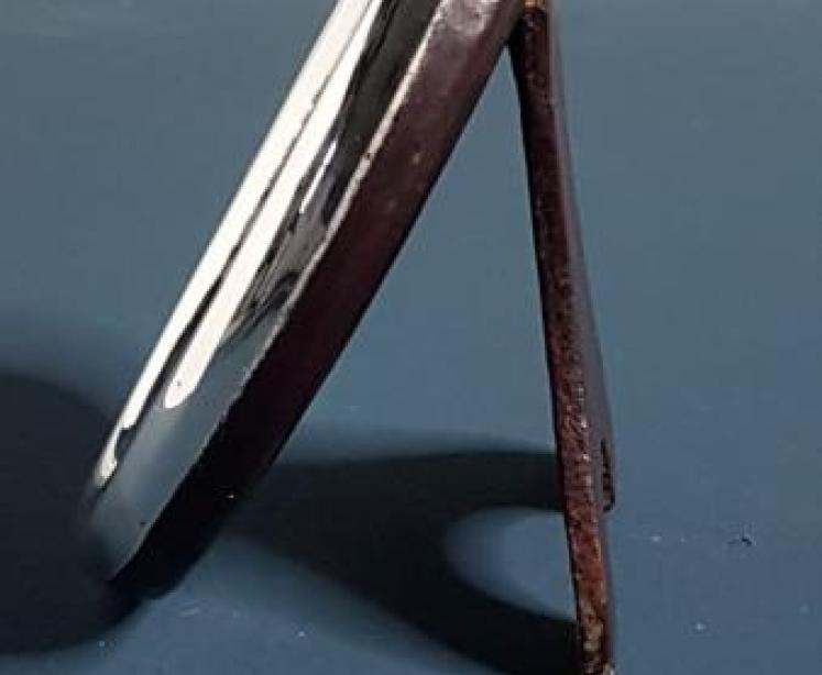 Small Antique Oval Silver Photo Frame - Image 4