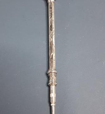Victorian Engraved Silver Propelling Pencil