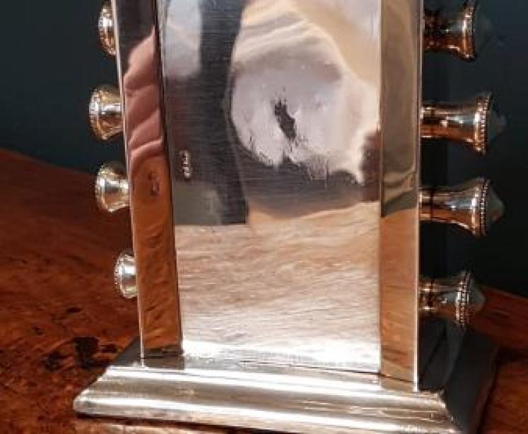 Rare Antique Solid Silver Perpetual Desk Calendar - Image 2