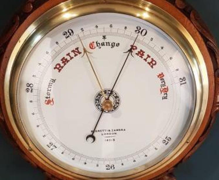 Outstanding Quality Antique Negretti and Zambra Barometer - Image 7