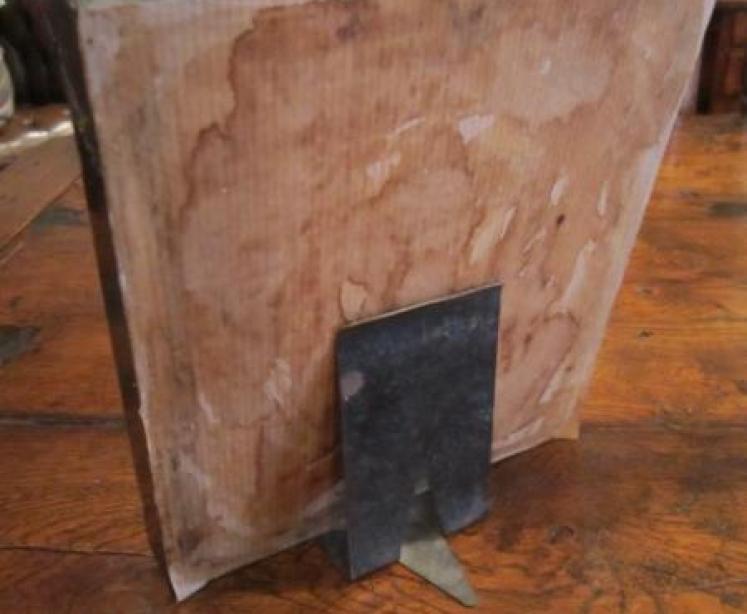 Mid Victorian Rosewood Framed Miniature Oil Portrait - Image 5