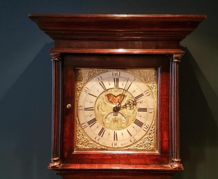 George II Lawson of Keighley Moon Phases Longcase Clock - Image 3