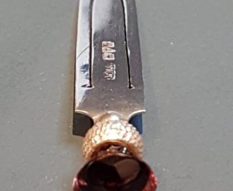 Silver Thistle Top Bookmark - Image 2