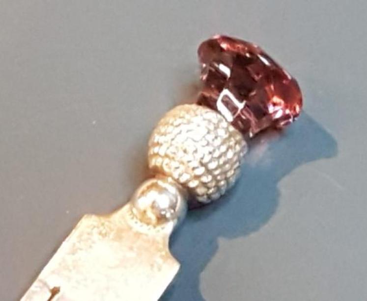 Silver Thistle Top Bookmark - Image 3