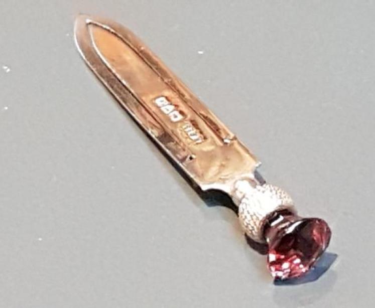 Silver Thistle Top Bookmark - Image 5