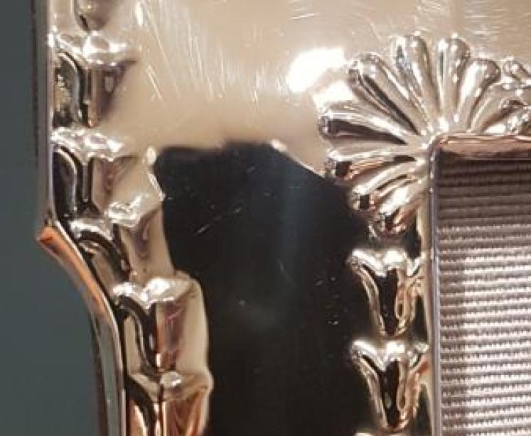 Large Antique Silver Chester Photo Frame - Image 5