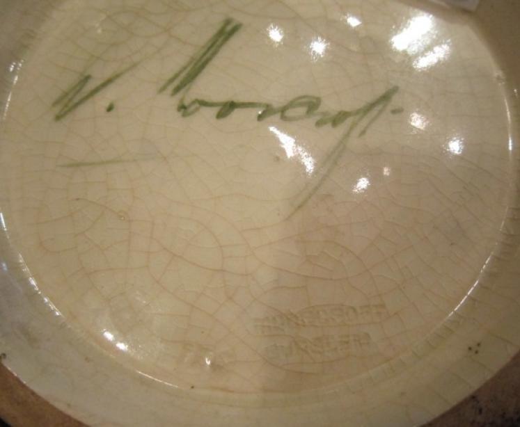 Early Moorcroft Hazeldene Shaped Vase - Image 4