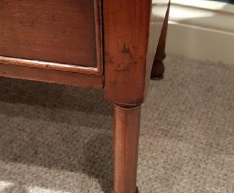 Early Victorian Walnut Folio Canterbury - Image 7