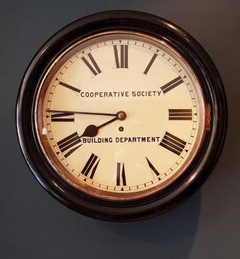 Antique Co-operative Society Fusee Wall Clock
