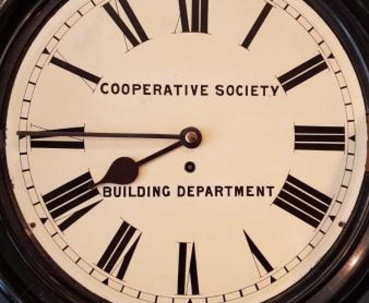 Antique Co-operative Society Fusee Wall Clock - Image 2
