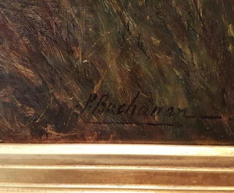 Large Victorian Oil on Canvas By Peter Buchanan - Image 7