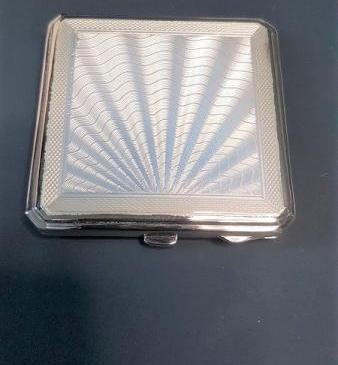 Antique Silver and Enamel Compact