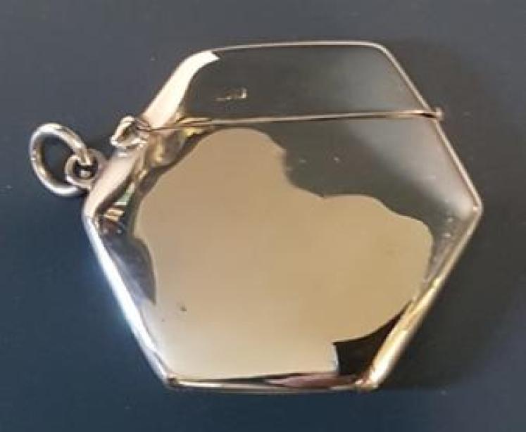 Sampson Morden Silver Hexagonal Vesta Case - Image 1