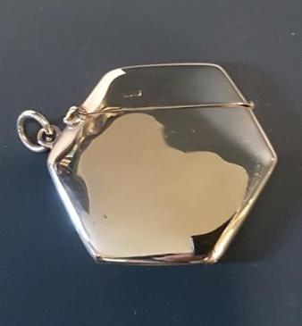 Sampson Morden Silver Hexagonal Vesta Case