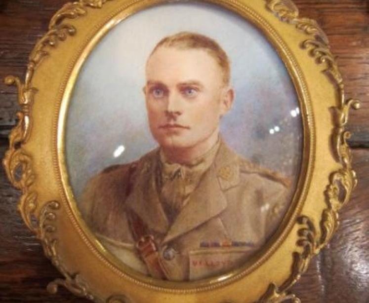 Rare Set of Six Edwardian Miniatures on Ivory - Image 2