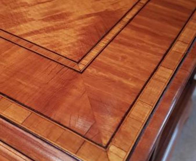 Antique Edwardian Period Satinwood Revolving Bookcase - Image 3