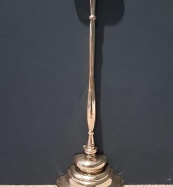 Victorian Cast Brass Weighted Country House Door Stop
