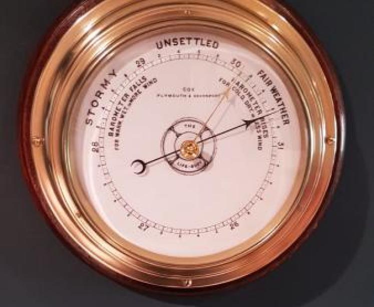Victorian Ships Bulk Head Marine Barometer - Image 1