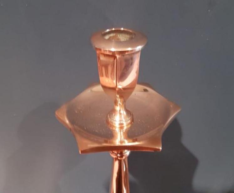 Pair of Superior Quality Victorian Cast Brass Candlesticks - Image 3