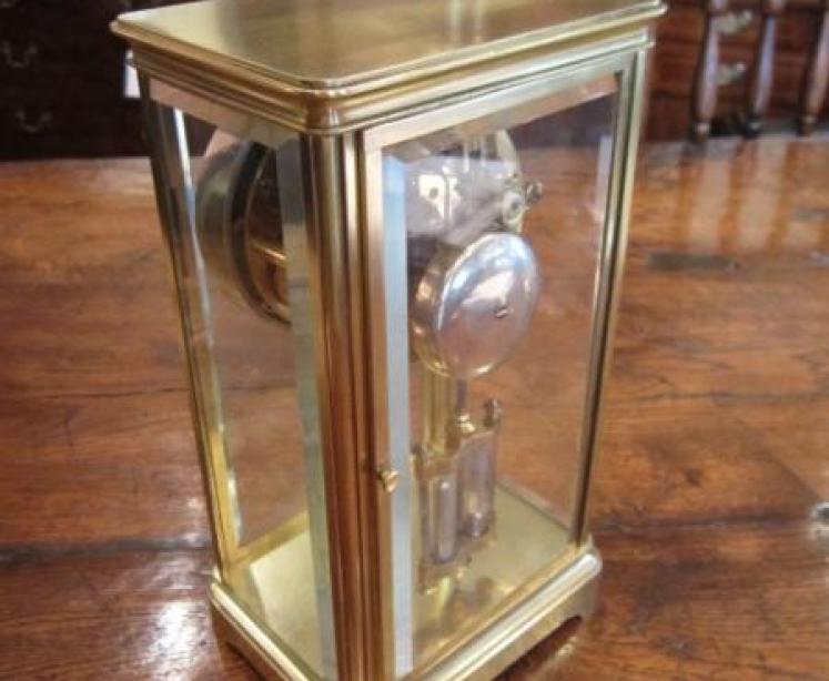 Very Small 19th Century French 'Four Glass' Clock - Image 5