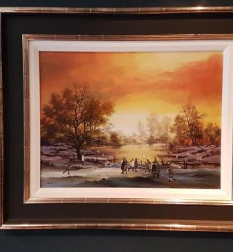 Superb Original Brian Shields Oil on Canvas