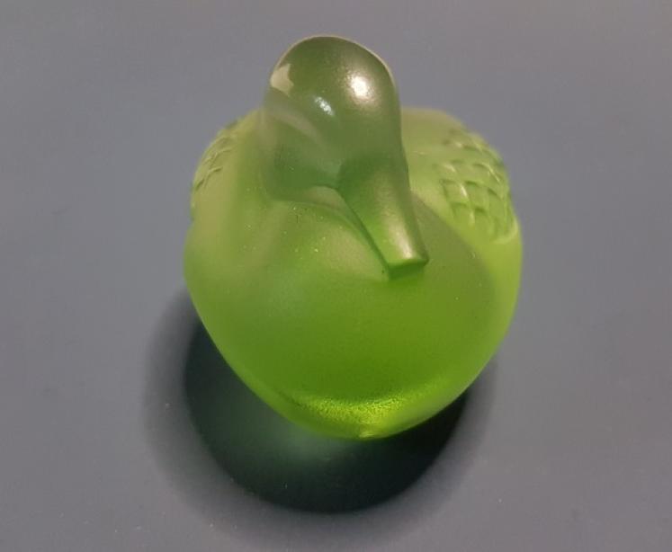 Lalique Green Sitting Duck - Image 2