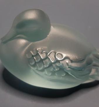 Lalique Blue Sitting Duck