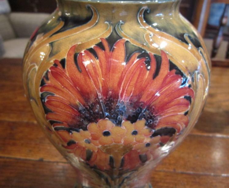 Stunning McIntyre Moorcroft Cornflower Vase - Image 3