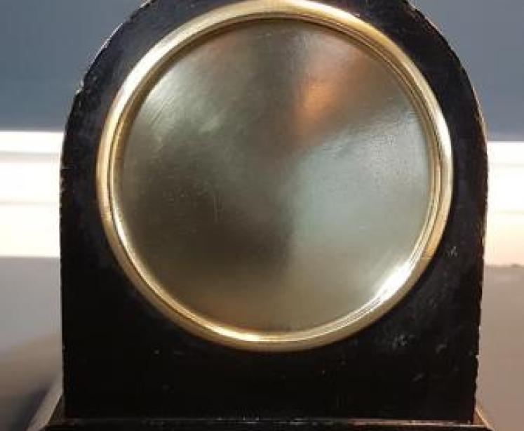 Antique Chinoiserie 8 Day Paris Made Mantel Clock - Image 4