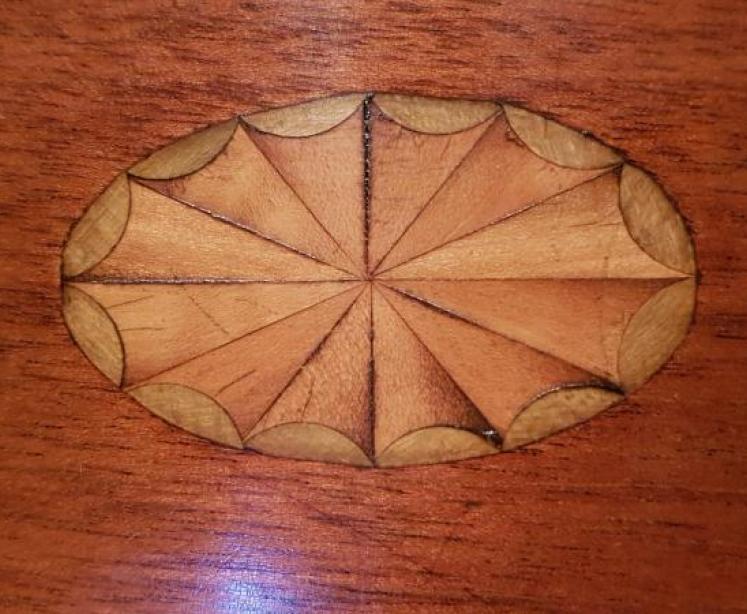 Edwardian Mahogany Letter Rack - Image 4