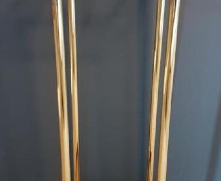 Victorian Brass Stick Stand With Cast Iron Base - Image 5