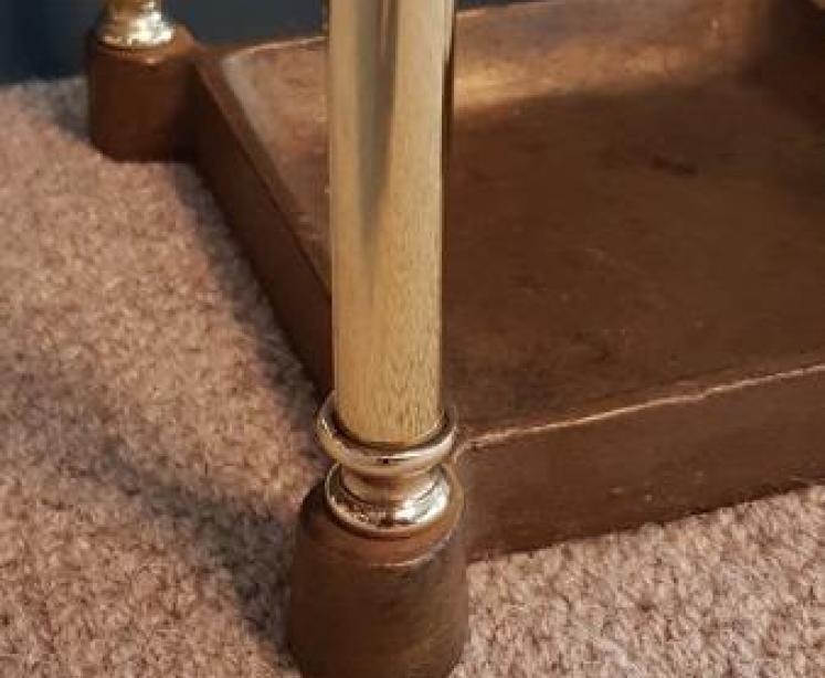 Victorian Brass Stick Stand With Cast Iron Base - Image 7