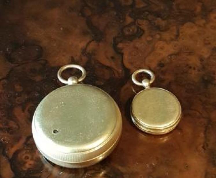 Victorian Pocket Barometer and Compass Set - Image 4