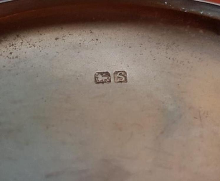 George V Silver Cat Motif Ring Box - Image 6