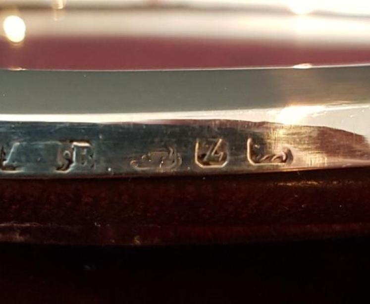 Victorian Silver Heart Shaped Photo Frame - Image 5