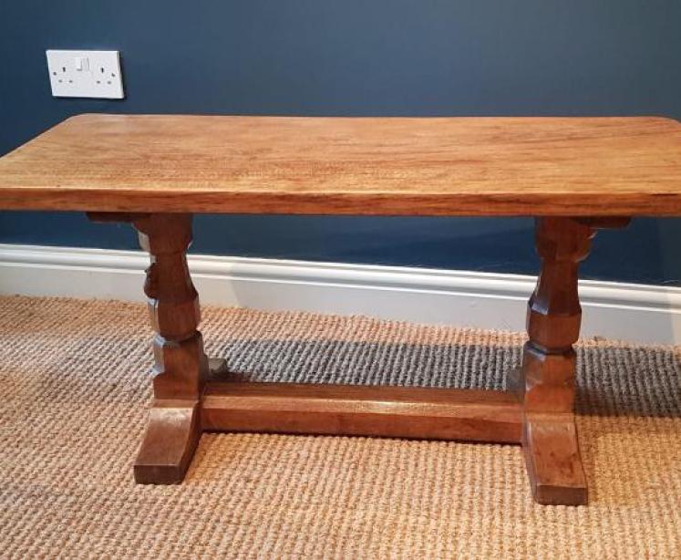 1950's Mouseman Coffee Table - Image 1