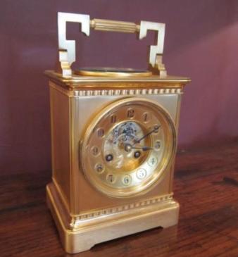 Superb 19th Century Large Striking Carriage Clock