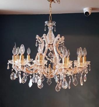 Fine Quality Cut Crystal Chandelier