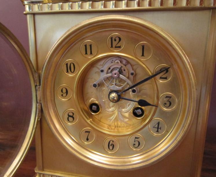 Superb 19th Century Large Striking Carriage Clock - Image 3