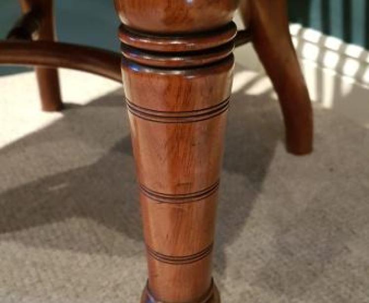 Top Quality Victorian Walnut Desk Chair - Image 7