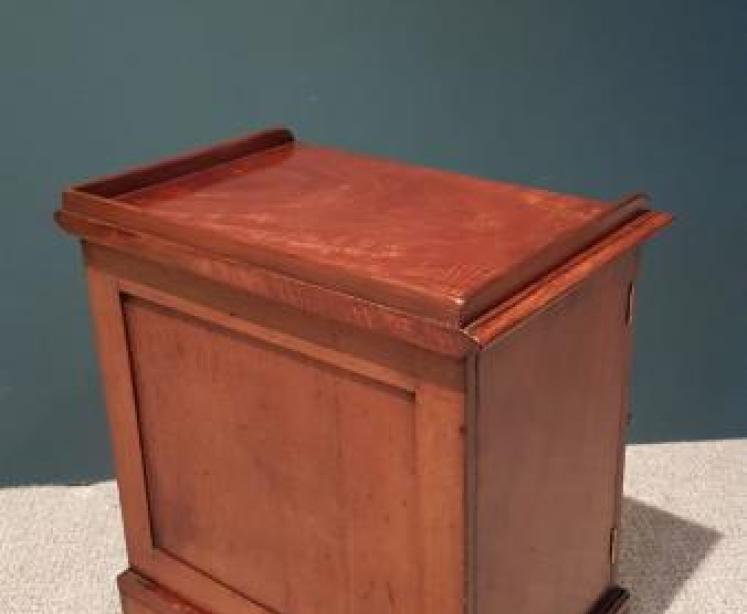 Victorian Mahogany Table Top Wellington Chest - Image 3