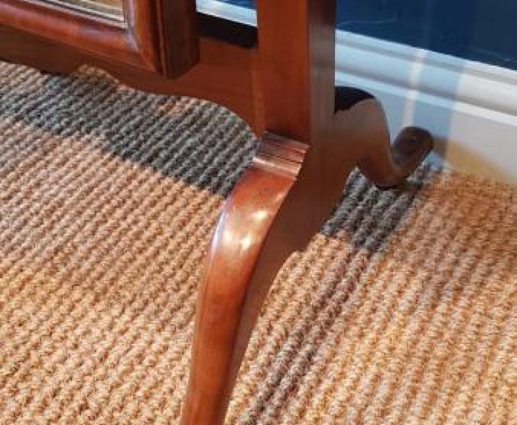 Edwardian Walnut Cheval Mirror - Image 7