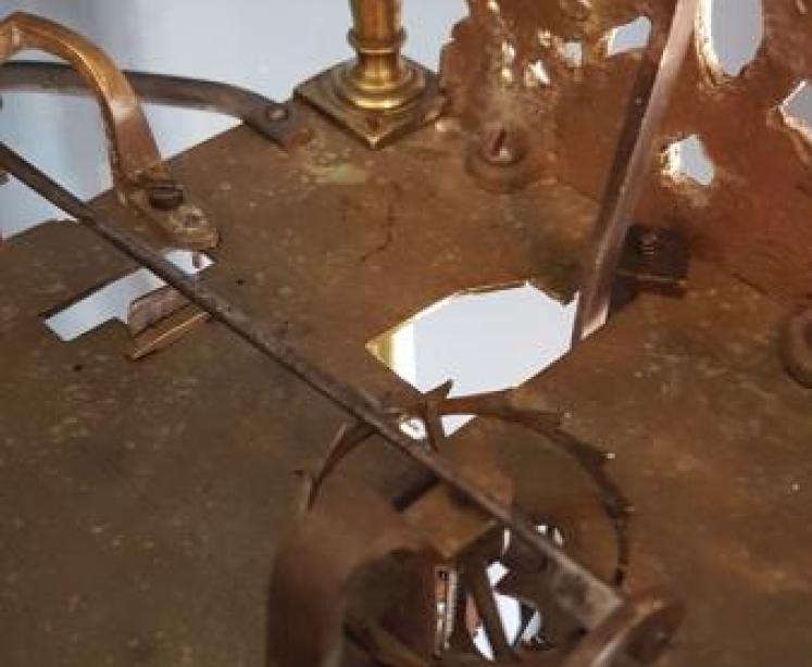 George II Antique Verge Lantern Clock - Image 6