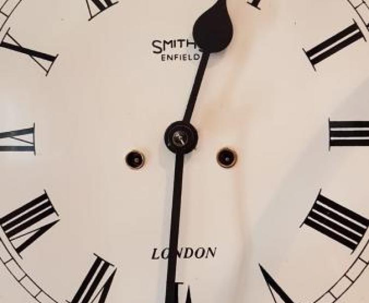 Antique Smith's Enfield 8 Day Chiming Wall Clock - Image 3