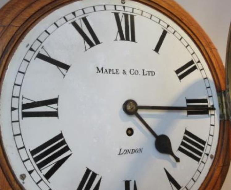 19th Century Maple & Co, London Fusee Wall Clock - Image 2