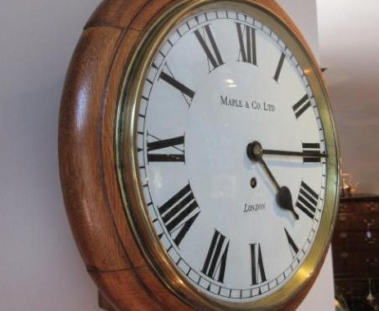 19th Century Maple & Co, London Fusee Wall Clock - Image 5